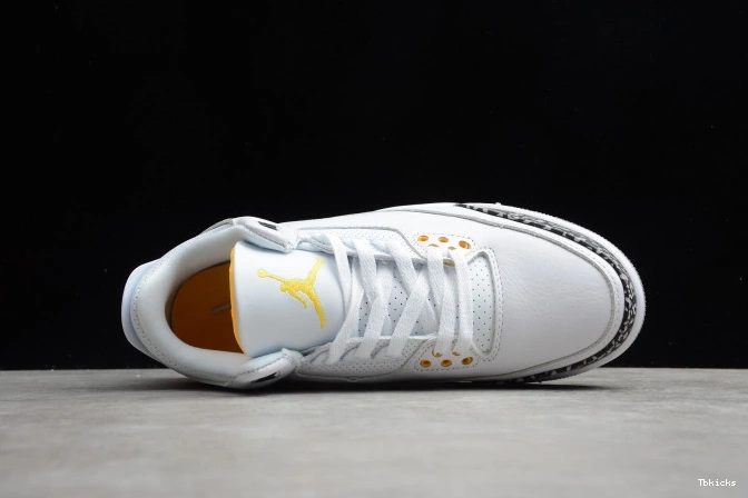 Rep TBK LASER ORANGE (W) JORDAN AIR 3 RETRO CK9246-108 0802